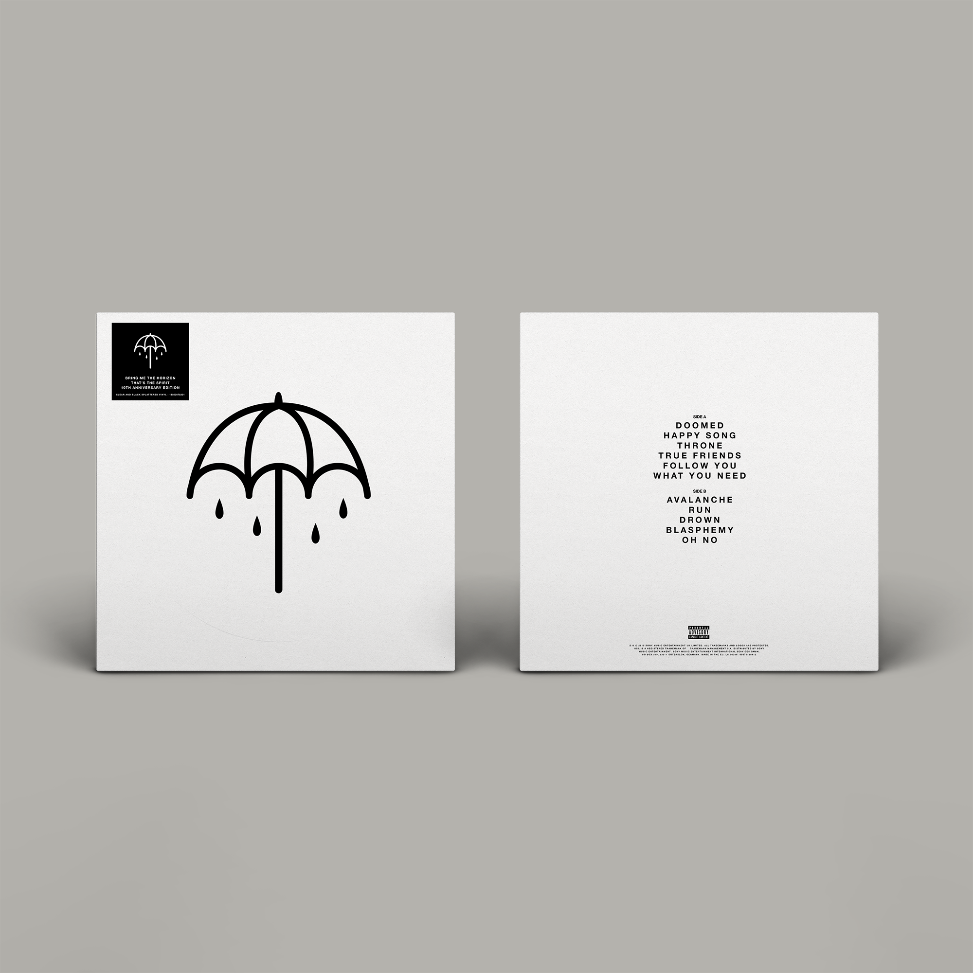 Image of That’s The Spirit 10th Anniversary (Clear and Black Splatter Vinyl)